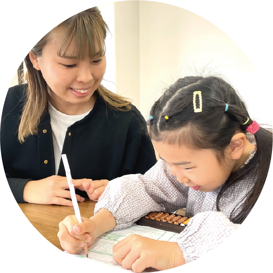 上田珠算学校 授業風景